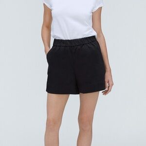 Everlane Women's Easy Short in Black, Size 0